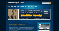 Desktop Screenshot of iowagenealogy.org