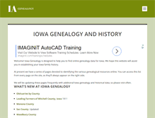 Tablet Screenshot of iowagenealogy.net